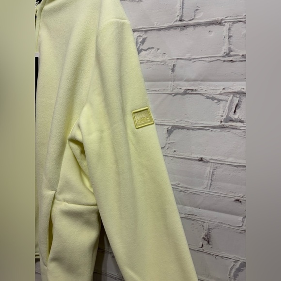 RAINS Half-Zip Sweater in straw color NWT Size XL - Picture 6 of 7